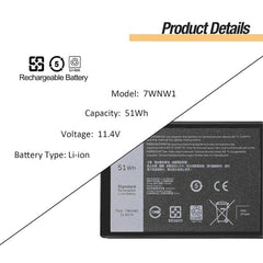 Batería para portátil Dell Latitude 5424 542...
