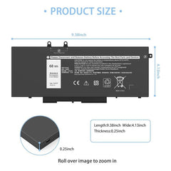 Batería para portátil Dell Latitude 5401 541...