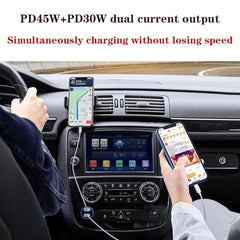 Cargador de coche TE-P66 de 75 W con doble p...