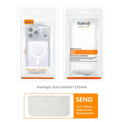 Funda para teléfono Kalebol transparente mag...