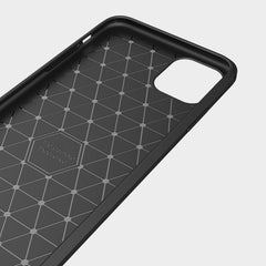 Funda TPU de fibra de carbono con textura ce...