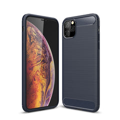Funda TPU de fibra de carbono con textura ce...