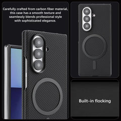 Funda para teléfono Kalebol de fibra de carb...