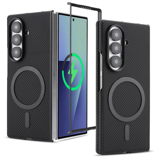 Funda para teléfono Kalebol de fibra de carb...