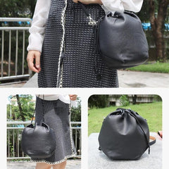 Bolsa bandolera de cuero impermeable de gran...