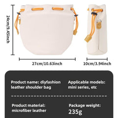 Bolsa bandolera de cuero impermeable de gran...