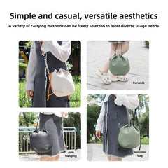 Bolsa bandolera de cuero impermeable de gran...