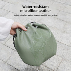 Bolsa bandolera de cuero impermeable de gran...