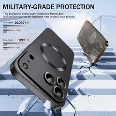 Funda ultrafina de TPU metálica MagSafe para...