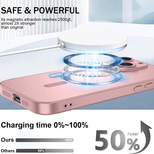 Funda ultrafina de TPU metálica MagSafe para...
