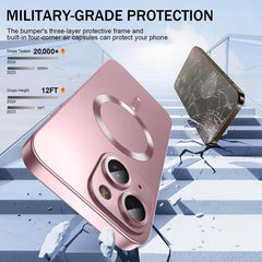 Funda ultrafina de TPU metálica MagSafe para...