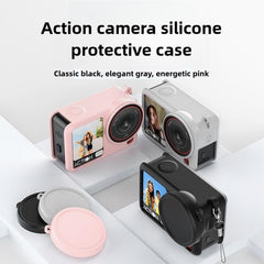 Tapa protectora de silicona para el objetivo...