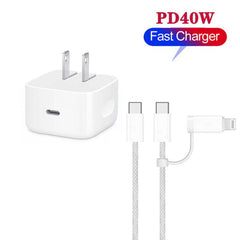 Cargador USB-C/Tipo-C PD40W A3365 con cable ...