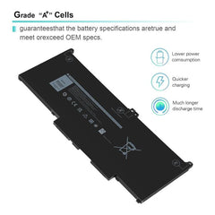 Batería para portátil de 7600 mAh para Dell ...
