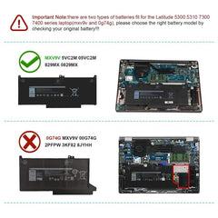 Batería para portátil de 7600 mAh para Dell ...