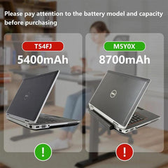 Batería de 4400 mAh para portátil Dell E5420...