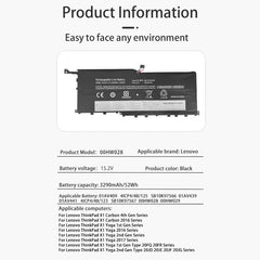 Batería de repuesto de 3400 mAh para portáti...
