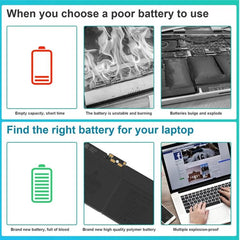 Batería de repuesto de 7000 mAh para MacBook...