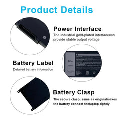 Batería de repuesto de 3600 mAh para portáti...