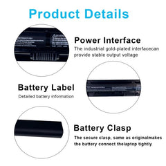 Batería de repuesto de 2200 mAh para portáti...