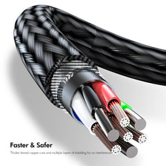Cable de carga rápida ENKAY 3 en 1 de 120 W ...