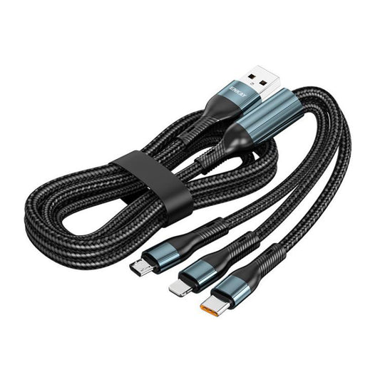 Cable de carga rápida ENKAY 3 en 1 de 120 W ...
