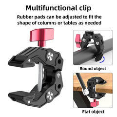 Soporte de extensión para cámara con abrazad...