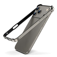 Funda para teléfono híbrida de metal y silic...
