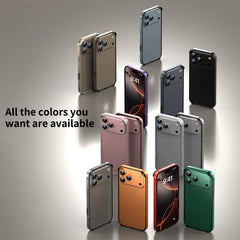 Funda para teléfono híbrida de metal y silic...