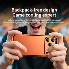 Funda para teléfono híbrida de metal y silic...