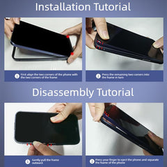Funda para teléfono híbrida de metal y silic...