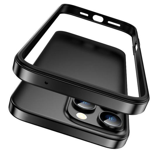Funda para teléfono delgada con marco de ref...