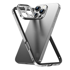 Funda para teléfono delgada con marco de ref...
