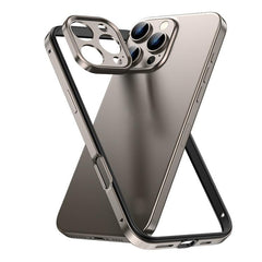 Funda para teléfono delgada con marco de ref...