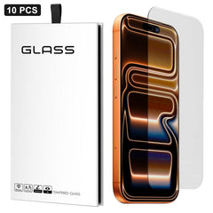 10 láminas de vidrio templado HD adhesivas, ...