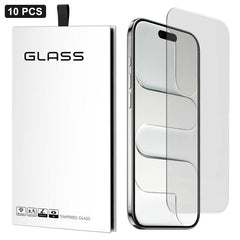 10 láminas de vidrio templado HD adhesivas, ...