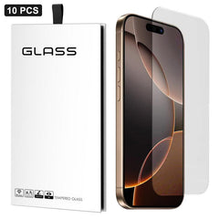 10 láminas de vidrio templado HD adhesivas, ...