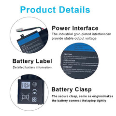 Batería de 5500 mAh para portátil Dell Alien...
