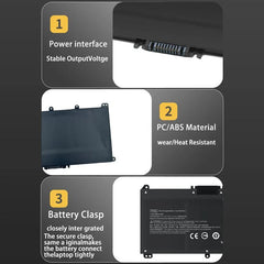 Baterías de 3600 mAh para portátiles HP 15-C...