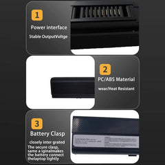 Batería de 4400 mAh para portátil Asus A42 A...
