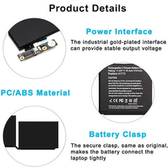 Batería de 4781 mAh para portátil Apple MacB...