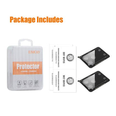 2 láminas de cristal templado para lente de ...