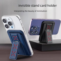 Bolsa para tarjetas con soporte magnético plegable