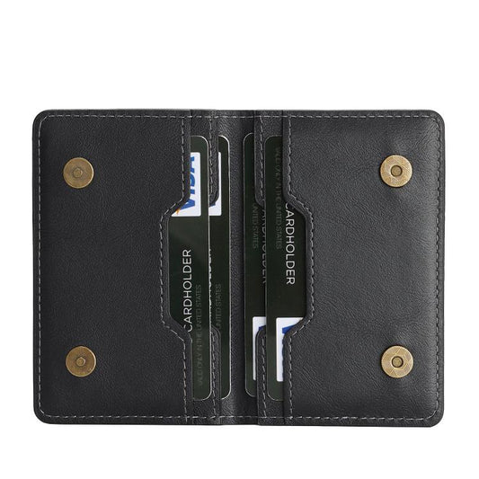 Bolsa magnética para tarjetas de doble pliegue