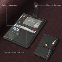 Tarjetero magnético tipo cartera
