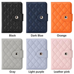Cartera magnética para tarjetas con estampado de diamantes