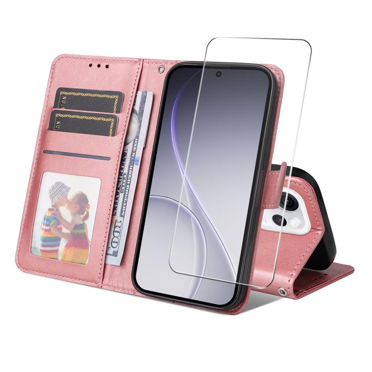 Funda para teléfono ENKAY con tarjetero, tex...