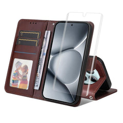 Funda para teléfono ENKAY Card Wallet de pie...