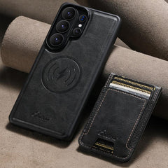 Funda de cuero desmontable con cierre MagSaf...