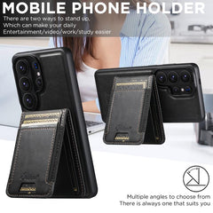 Funda de cuero desmontable con cierre MagSaf...